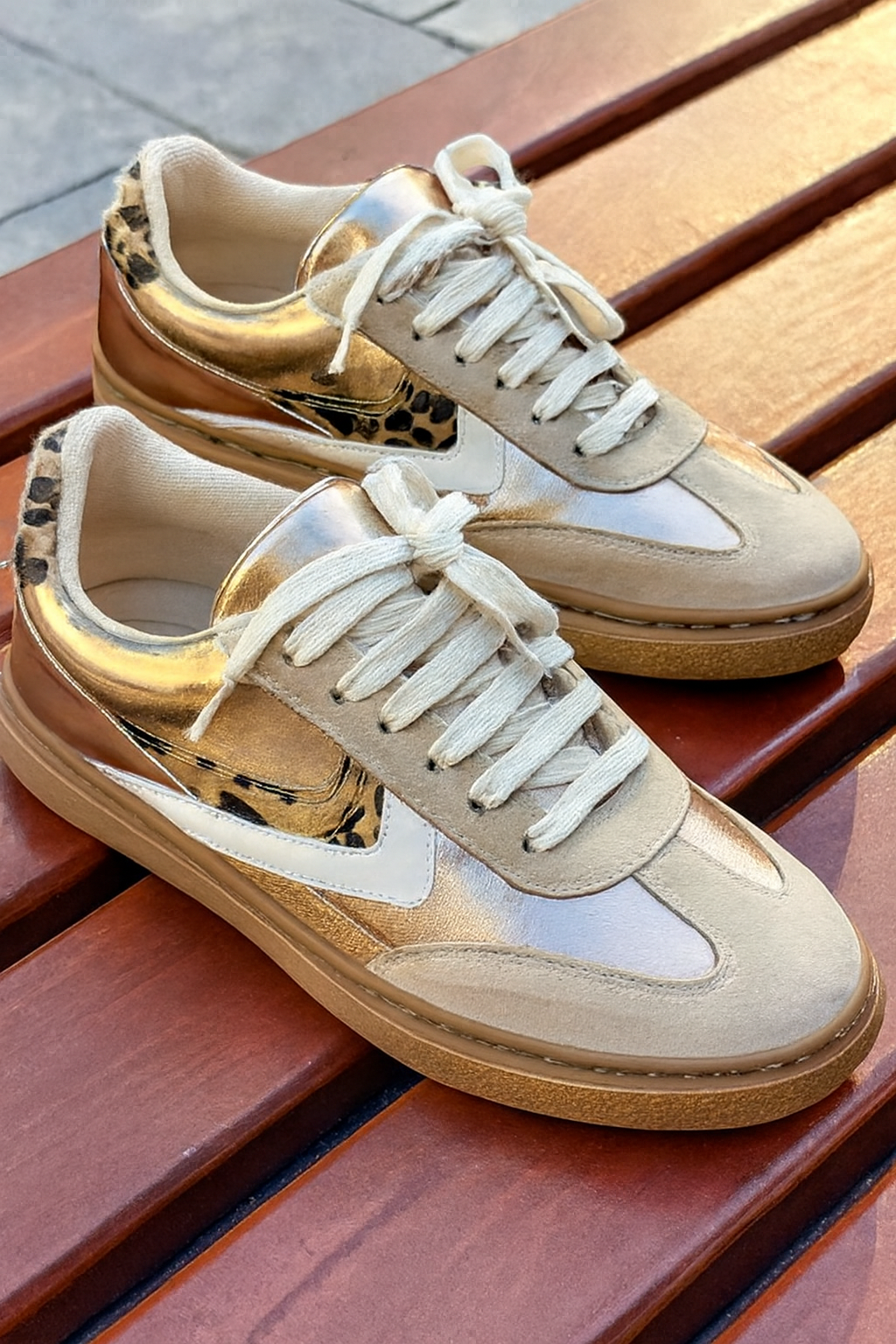 🥿 MILÁN Gold Animal Print – Edición Exclusiva 🥿